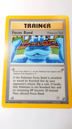 2000 Pokemon Neo Genesis Focus Band Unlimited #86/111 Rare - LP - Image 1