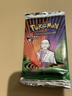 Pokemon Unlimited GYM CHALLENGE Vintage CCG Factory Sealed Booster Pack Blaine - Image 4