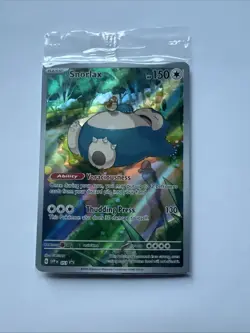 Pokemon SNORLAX Promo SVP 051 Scarlet & Violet 151 2023 SEALED - Image 1