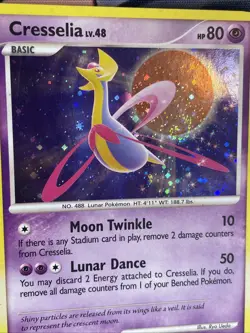 Pokemon TCG - Cresselia 2/106 Great Encounters Holo - LP Swirl - Image 4