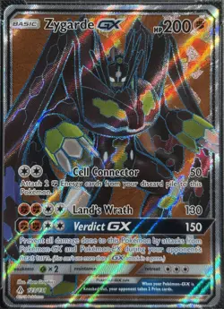 2018 POKEMON FORBIDDEN LIGHT ZYGARDE GX #123 FULL ART GX PSA 10 GEM MINT - Image 3