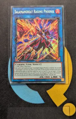 RA04-EN083 Salamangreat Raging Phoenix Secret Rare 1st Ed YuGiOh - Image 1
