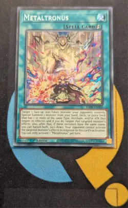 RA04-EN100 Metaltronus Secret Rare 1st Ed YuGiOh - Image 1