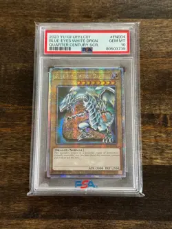 PSA 10 YU-GI-Oh! 25th Ann. Blue-Eyes White Dragon QUARTER CENTURY SECRET RARE! - Image 1