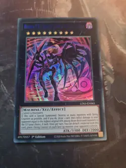 Number C40 Gimmick Puppet of Dark Strings LDS3-EN065 1st Blue Ultra Rare YuGiOh - Image 1