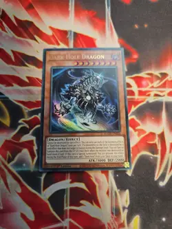 AGOV-EN020 Dark Hole Dragon Ultra Rare 1st Edition YuGiOh - Image 1