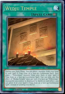 INFO-EN054 Wedju Temple Ultra Rare 1st YuGiOh - Image 1