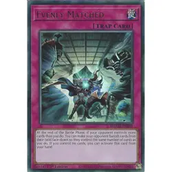 MAMA-EN099 Evenly Matched - Ultra Rare - 1st Edition - YuGiOh - Image 1
