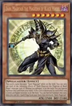 Dark Magician The Magician Of Black Magic INFO-EN006 Ultra Rare 1st Ed YuGiOh - Image 1