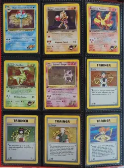 Complete Gym Heroes 1st Edition 132/132 WOTC Pokemon Card Set TCG Moltres Gengar - Image 2