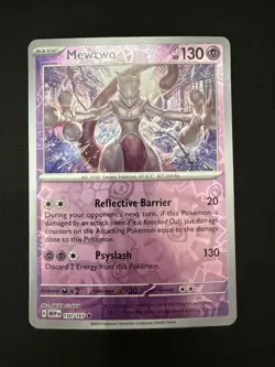 Mewtwo Reverse Holo NM 150/165 Scarlet & Violet 151 Pokemon Card - Image 1