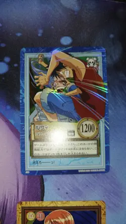 Carte prism holo One Piece Carddass Hyper Battle s76 Japan Luffy cards karten - Image 1