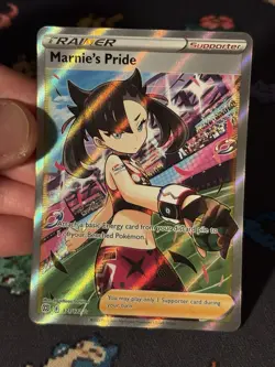 Pokemon Cards Marnie’s Pride 171/172 Full Art Ultra Rare Brilliant Stars - (NM) - Image 2