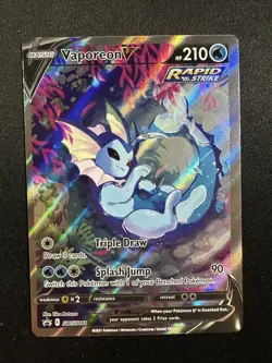 Vaporeon V SWSH181 SWSH: Sword & Shield Promo Cards Holo Pokemon English - Image 1