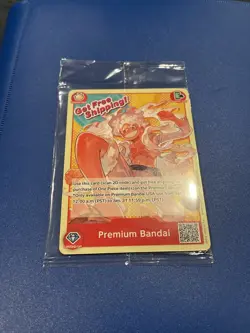 ONE PIECE CARD GAME MONKEY.D.LUFFY PREMIUM BANDAI CARD GAMES FEST 23-24 ENGLISH - Image 1