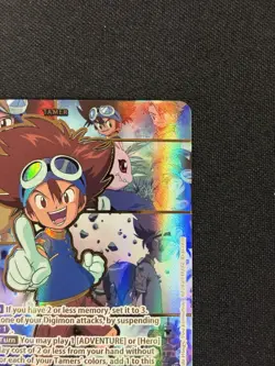 Tai Kamiya BT21-102 SEC English World Convergence Digimon Card - Image 3