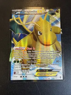 Dragonite EX 108/111 Furious Fists Full Art Holo Ultra Rare Pokemon Card - Image 4