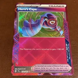 Pokemon TCG Hero's Cape 152/162 2024 Temporal Forces ACE SPEC Rare Card - NM - Image 1