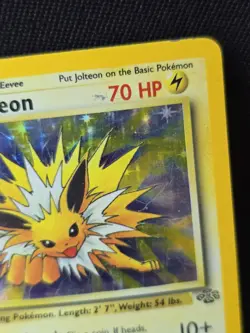 Pokemon TCG Jolteon Jungle 4/64 Holo 1st Edition Rare Card - Image 5