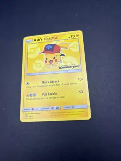 Ash's Pikachu SM111 Black Star Promo Pokemon Card - Image 4