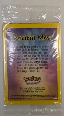 SEALED 2000 Ancient Mew Pokemon Unopened Movie Promo Card - MINT - Image 3