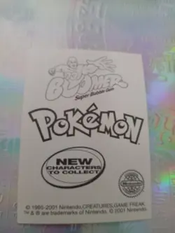 POKEMON STICKER CARD #149 DRAGONITE (RARE) - Image 2
