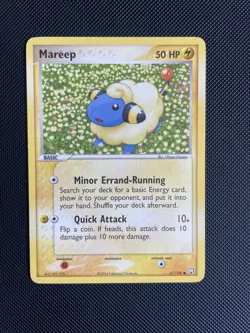Pokemon Card - Mareep 67/109 EX Team Rocket Returns Common - LP - Image 1