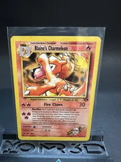 Blaine's Charmeleon 31/132 Gym Challenge Pokemon Card TCG 2000 Vintage - Image 2