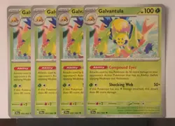 Galvantula 002/064 x4 - 4x Playset - Pokemon S&V Shrouded Fable - 4 Card Set - Image 1
