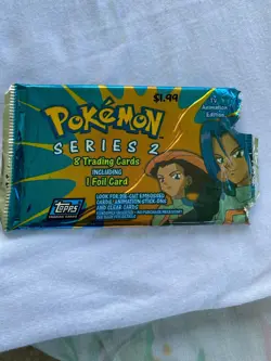 Pokemon Topps Series 2 Booster Box 8 Packs Sealed 2556 Hobby Vintage Cards ❗ - Image 5