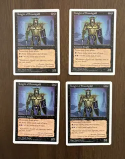 4x Knight Of Stromgald (Playset) - 5th Edition - Magic The Gathering MTG - NM - Image 1