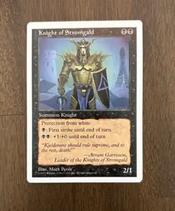 4x Knight Of Stromgald (Playset) - 5th Edition - Magic The Gathering MTG - NM - Image 2