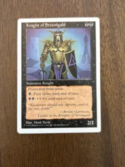 4x Knight Of Stromgald (Playset) - 5th Edition - Magic The Gathering MTG - NM - Image 3