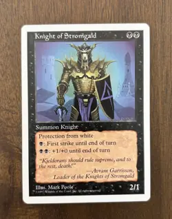4x Knight Of Stromgald (Playset) - 5th Edition - Magic The Gathering MTG - NM - Image 4