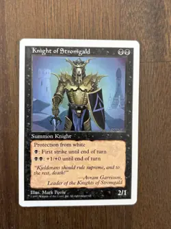 4x Knight Of Stromgald (Playset) - 5th Edition - Magic The Gathering MTG - NM - Image 5
