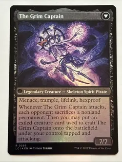 MTG The Lost Caverns of Ixalan Throne of the Grim Captain Foil 0266 NM Rare - Image 2