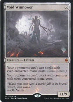MTG: Battle For Zendikar: Promo Pack Void Winnower: Lightly Played Condition - Image 1