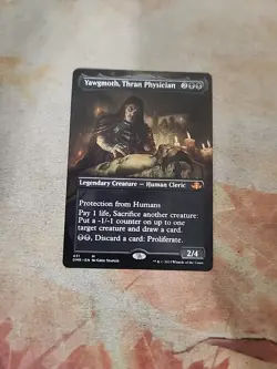 Yawgmoth, Thran Physician Borderless Dominaria Remastered MTG NM - Image 1