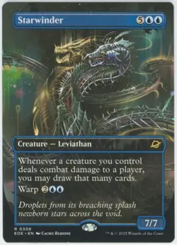 Starwinder (Borderless) 0306 (R) MTG Edge of Eternities (EOE) - Image 1
