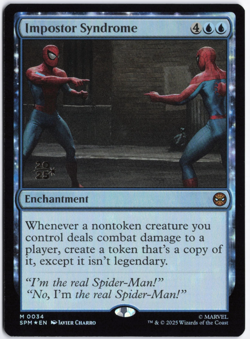 Imposter Syndrome #34 FOIL Mythic [Prelease] - MTG Marvel's Spider-Man SPM - Image 1