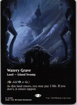 Watery Grave (Borderless) 286 Edge of Eternities Lightly Played MTG - Image 1