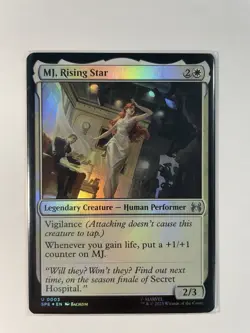 MJ, Rising Star Magic The Gathering Spider-Man 2025 0003 Foil - Image 1