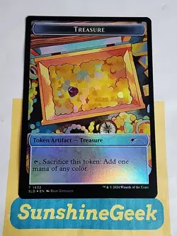 Treasure Token (1432) (Rainbow Foil) Secret Lair Drop Foil - Image 1