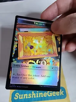Treasure Token (1432) (Rainbow Foil) Secret Lair Drop Foil - Image 2