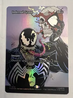 Magic The Gathering MTG Spider-man foil M 0018 INFERNAL GRASP - Image 1