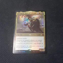 1x FOIL SYR GWYN, HERO OF ASHVALE - Eldraine - MTG - NM - Magic the Gathering - Image 1