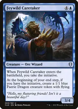 (1x FOIL) FEYWILD CARETAKER - CL: Baldur's Gate - MTG Magic the Gathering Card - Image 1