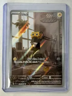 Pokemon TCG Joltik Illustration Rare Card 116/086 S&V White Flare - Image 1