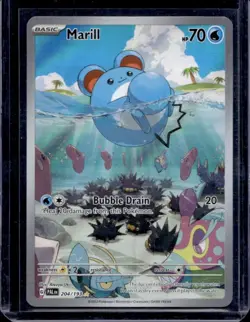 Pokemon Marill Scarlet & Violet Paldea Evolved Holo Illustration Card 204/193 - Image 1