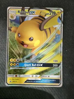 RAICHU GX - SM213 - SUN & MOON PROMO - POKEMON CARD - Image 1